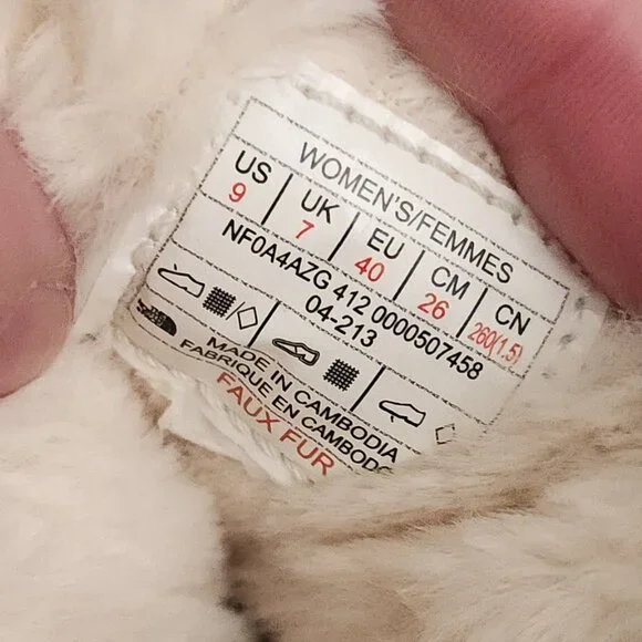 The North Face Women's ThermoBall Lace Up Waterproof Boots Teal Blue Size 9 - Picture 12 of 13